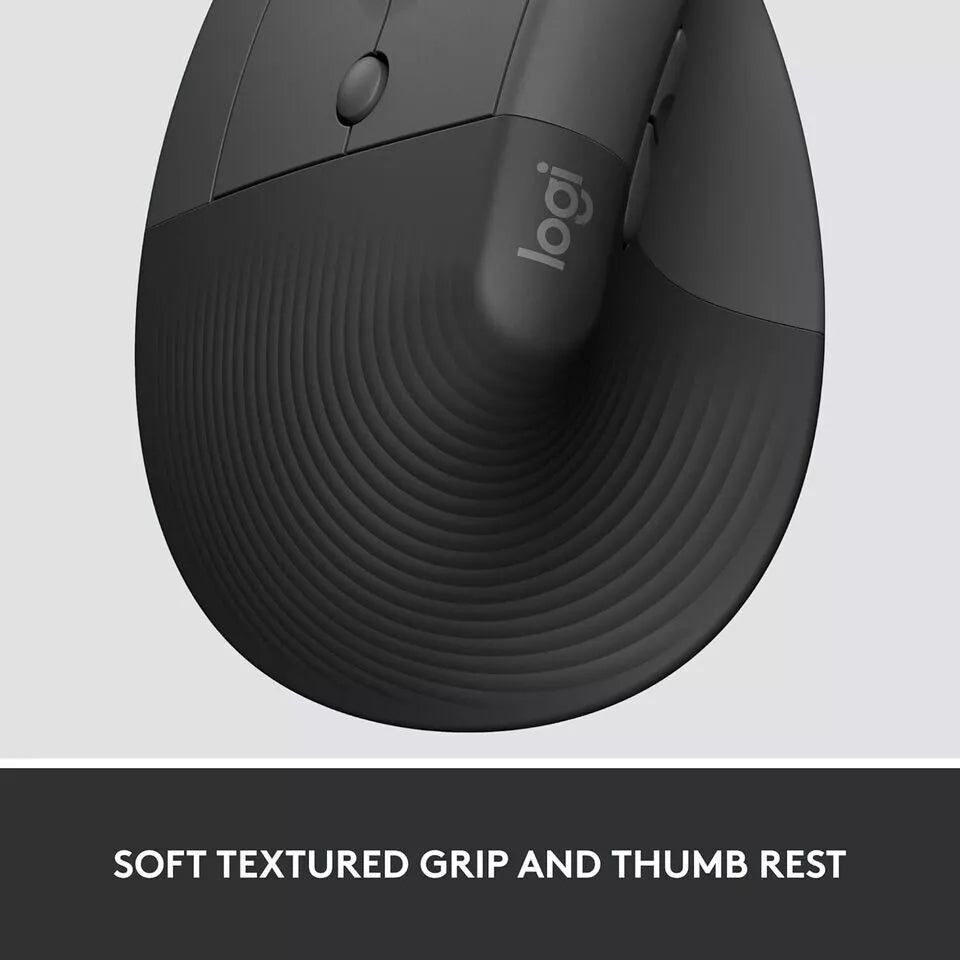 Logitech Lift Left, Vertical Ergonomic Mouse - Left-Handed image 3