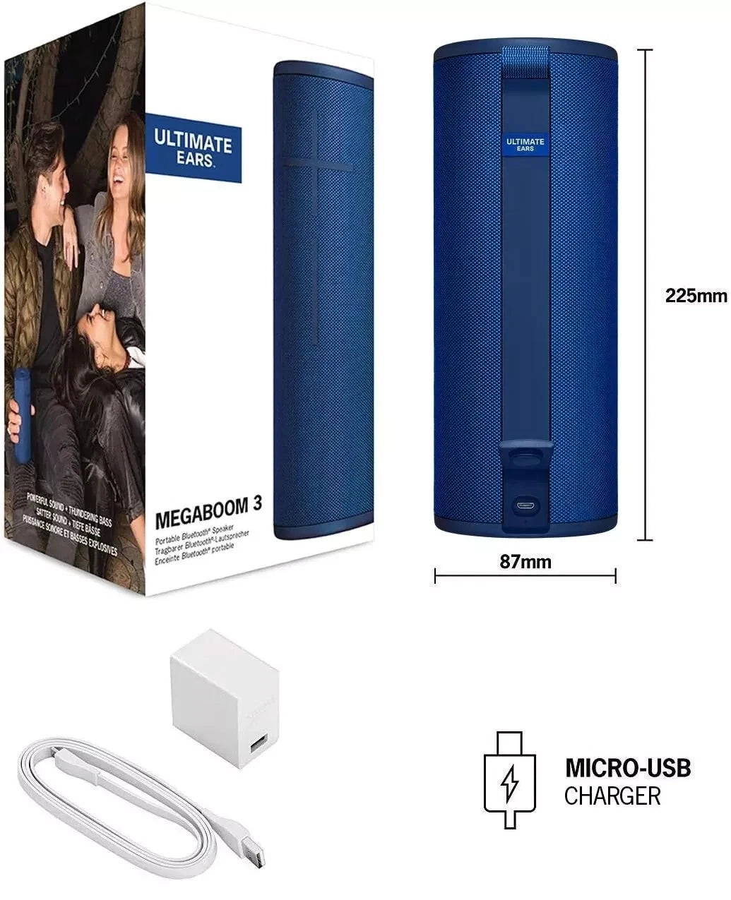 Ultimate Ears Megaboom 3 Bluetooth Speaker Powerful Sound image 11