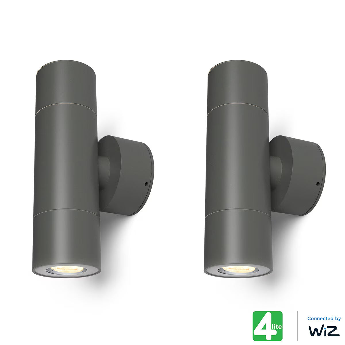 4Lite Outdoor up down Light Fixture, 2 Pack image 0