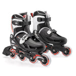 Osprey Kids Quad Skates - Adjustable Roller Skates, Small-Medium , Black/Red image 0