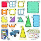 Mag-Genius Magnetic Building Block Tiles with Cylinder Shaped Pieces 143pc image 1