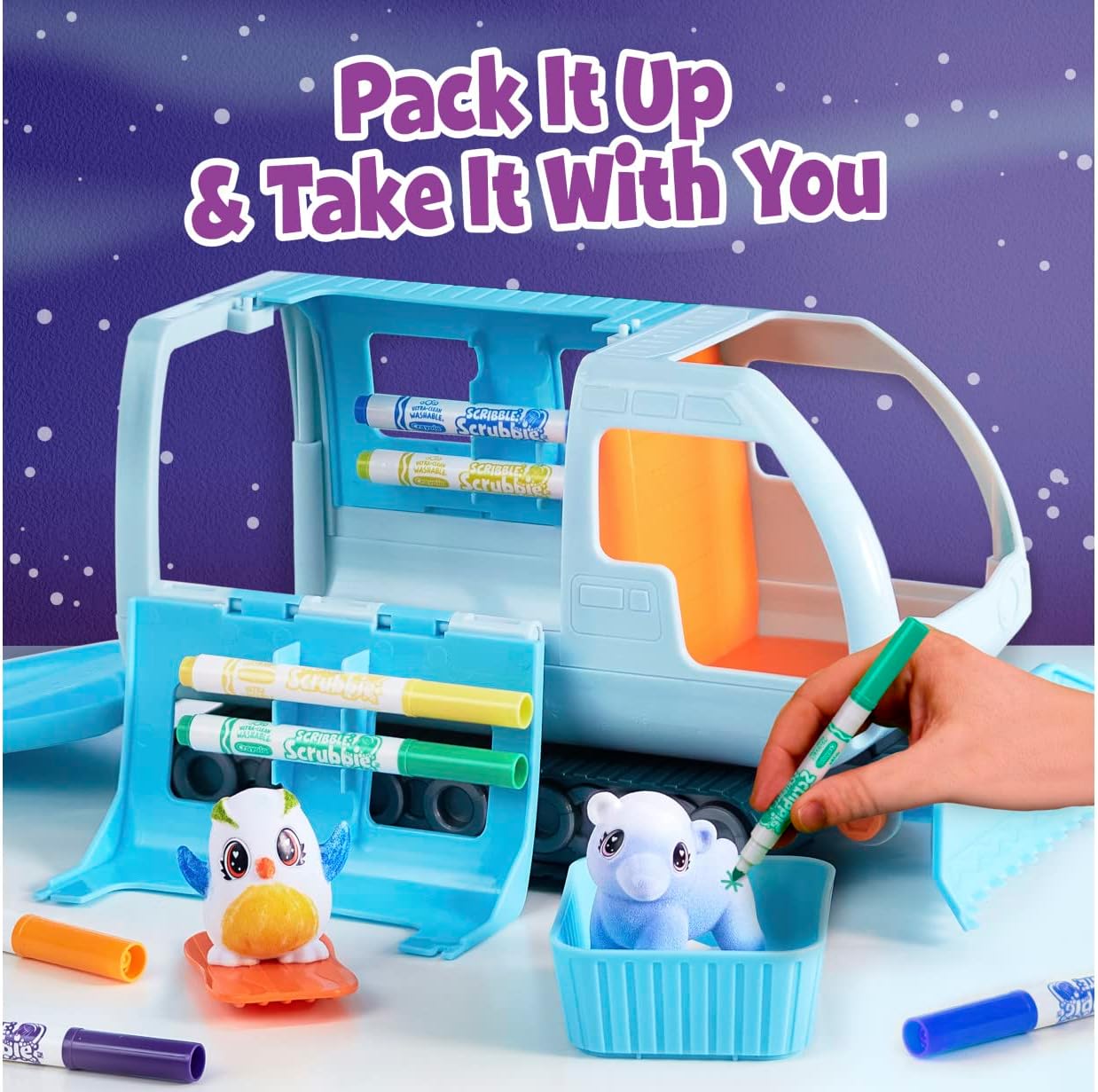 Crayola Scribble Scrubbie Pets Arctic Snow Explorer image 6