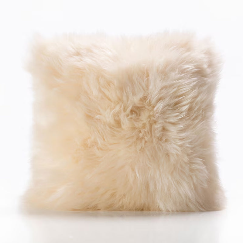 Bowron Single Sided Sheepskin Cushion, 35 X 35Cm in 7 Colours
