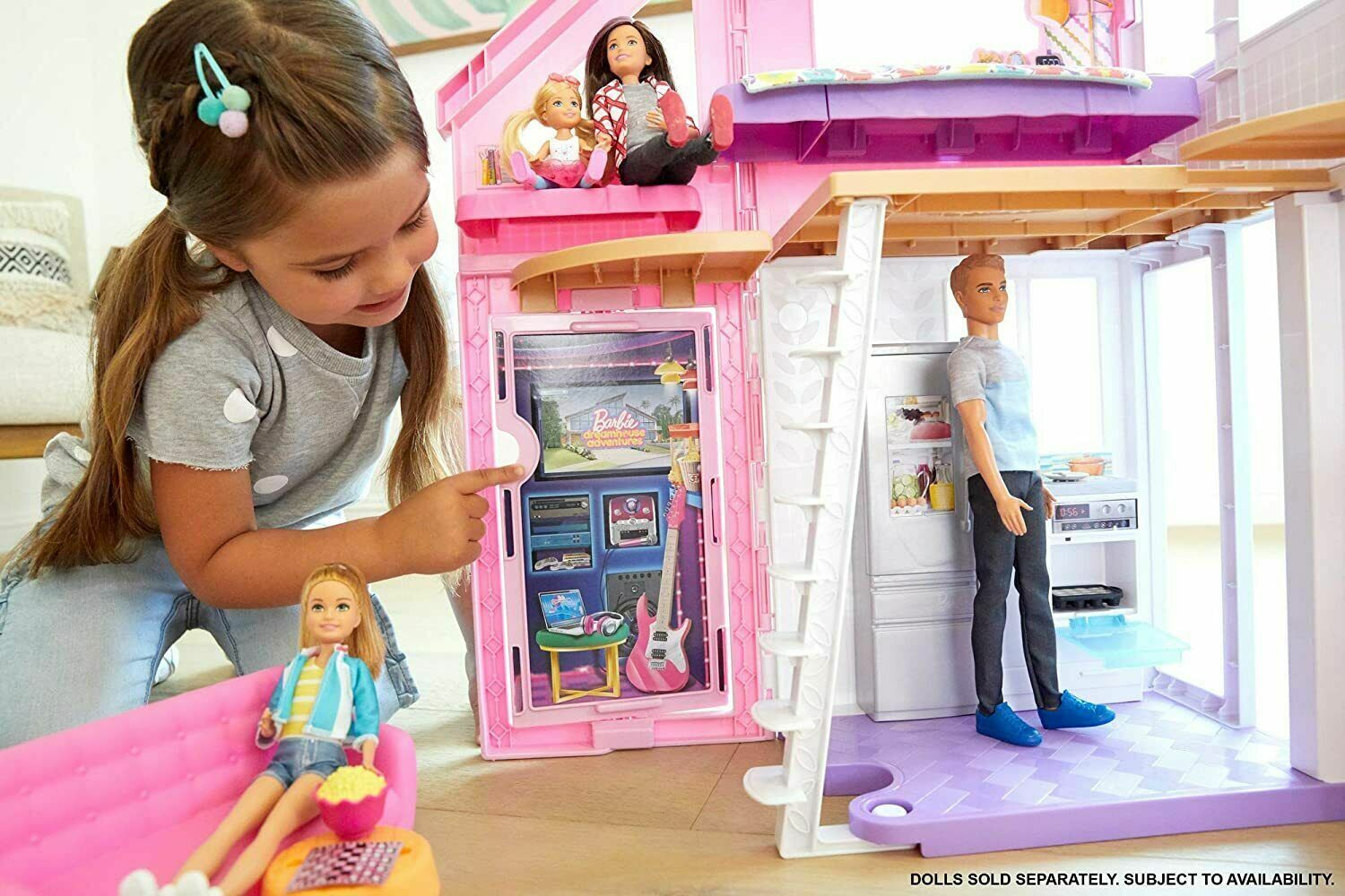 Barbie Malibu House 2-Storey, 6-Room Dollhouse image 9