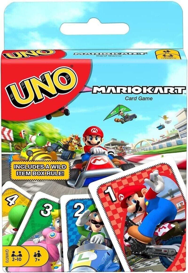 UNO Mario Kart Card Game image 2