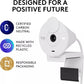 Logitech Brio Full HD Webcam with Privacy Shutter Off White image 2