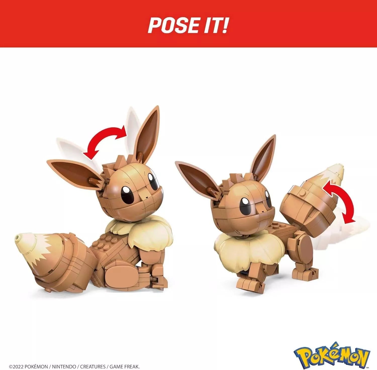 Mega Pokémon Building Toys Set Build & Show Eevee image 3