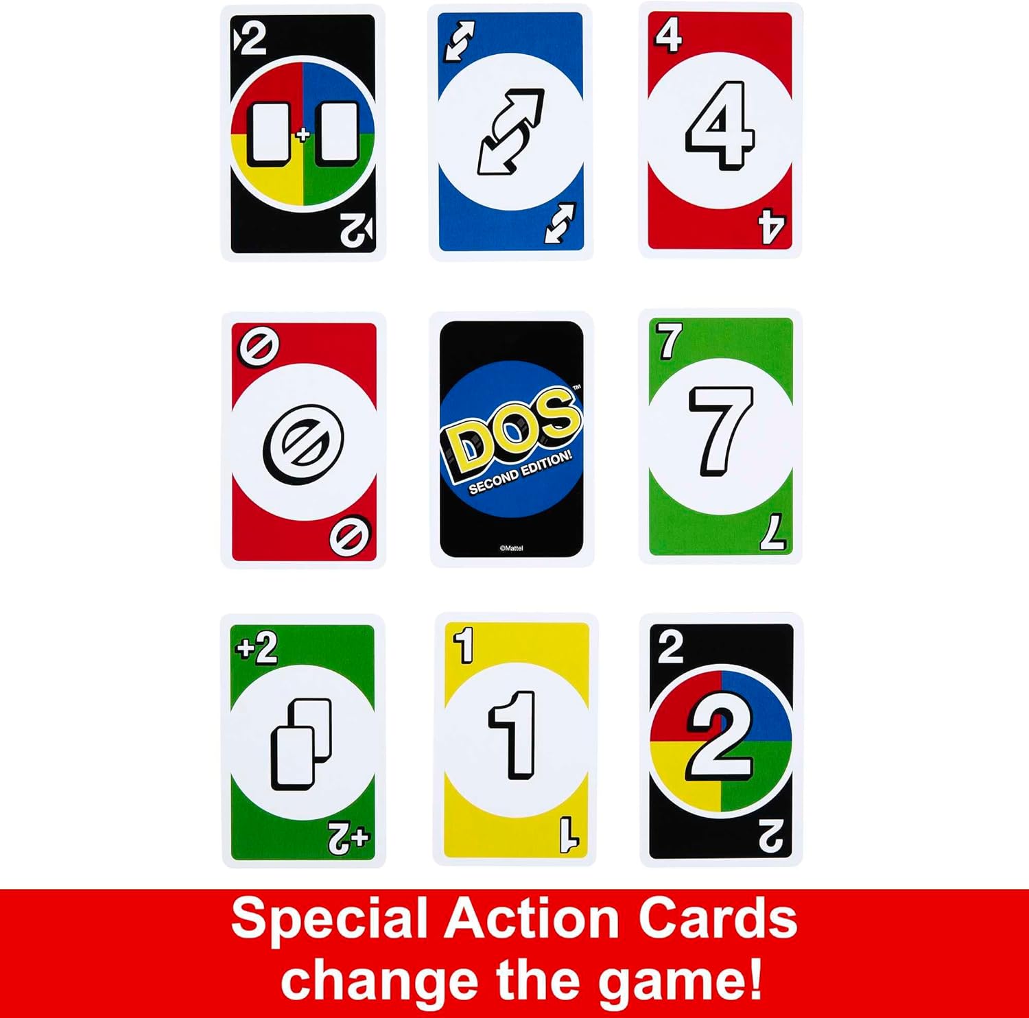 UNO DOS Second Edition Card Game for Family Nights – Updated Rules for Families image 5