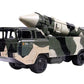 Camion de transport de missiles militaires, jouet de combat de missiles à longue portée de l'armée
