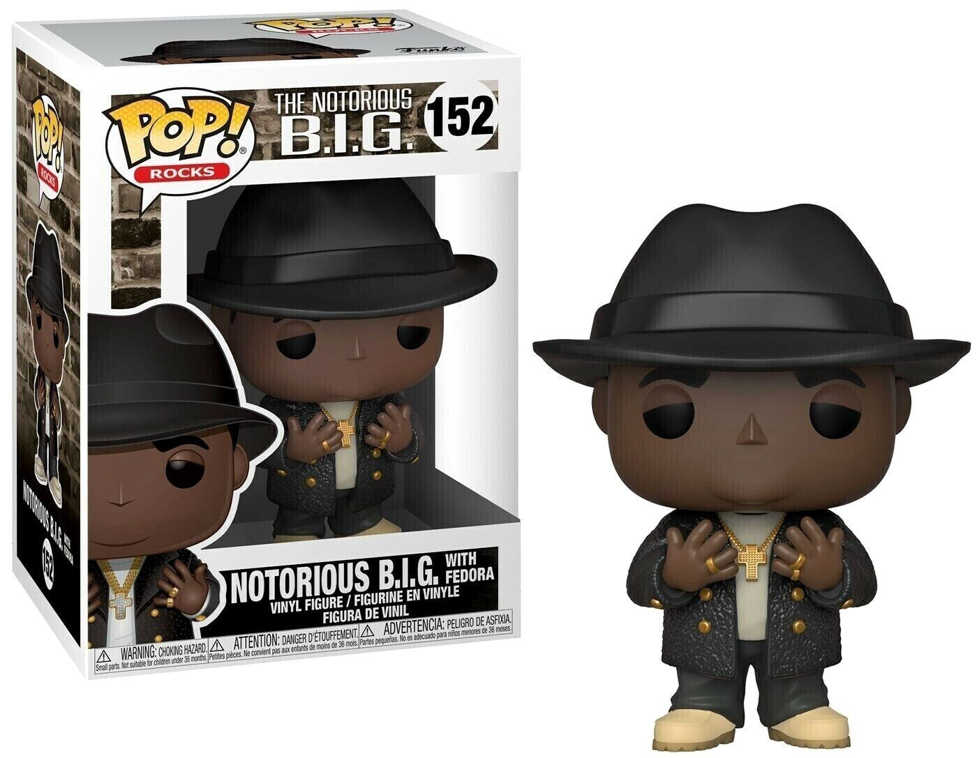 Funko Pop! Rocks: Biggie - Notorious B.I.G With Fedora image 0