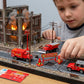 Coffret voiture avec accessoires - Pompiers et secours 10 pièces