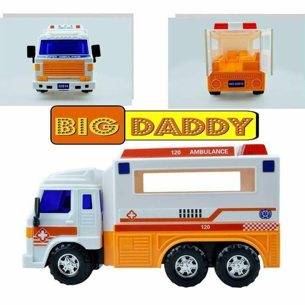 Ambulance Rescue 999 Toy Truck with Open and Close Back Doors Big Daddy image 3