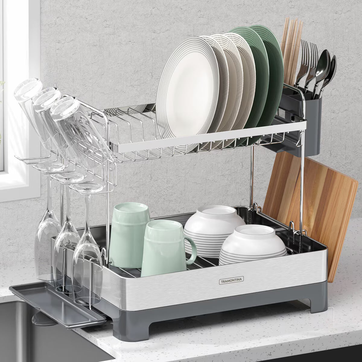 Tramontina Stainless Steel Dish Rack image 0
