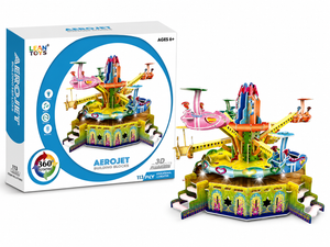 Jeu de construction 3D Aerojet avec lumières et sons