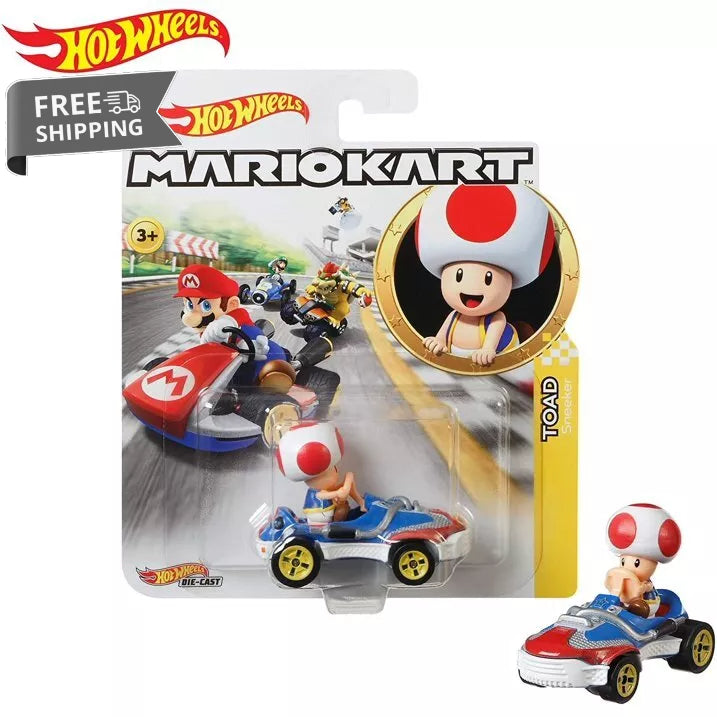 Hot Wheels Mario Kart Toad Sneeker image 0