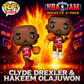 Funko Pop! Clyde Drexler & Hakeem Olajuwon 2-Pack | NBA JAM Houston Rockets Basketball Vinyl Collectible Figures