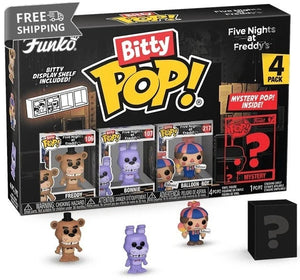 Funko Bitty POP! FNAF 4-Pack – Freddy, Bonnie, Balloon Boy + Mystery Mini image 0