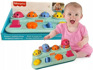 Fisher-Price Brilliant Basics Boppin' Activity Bugs Pop-Up Infant Toy image 0