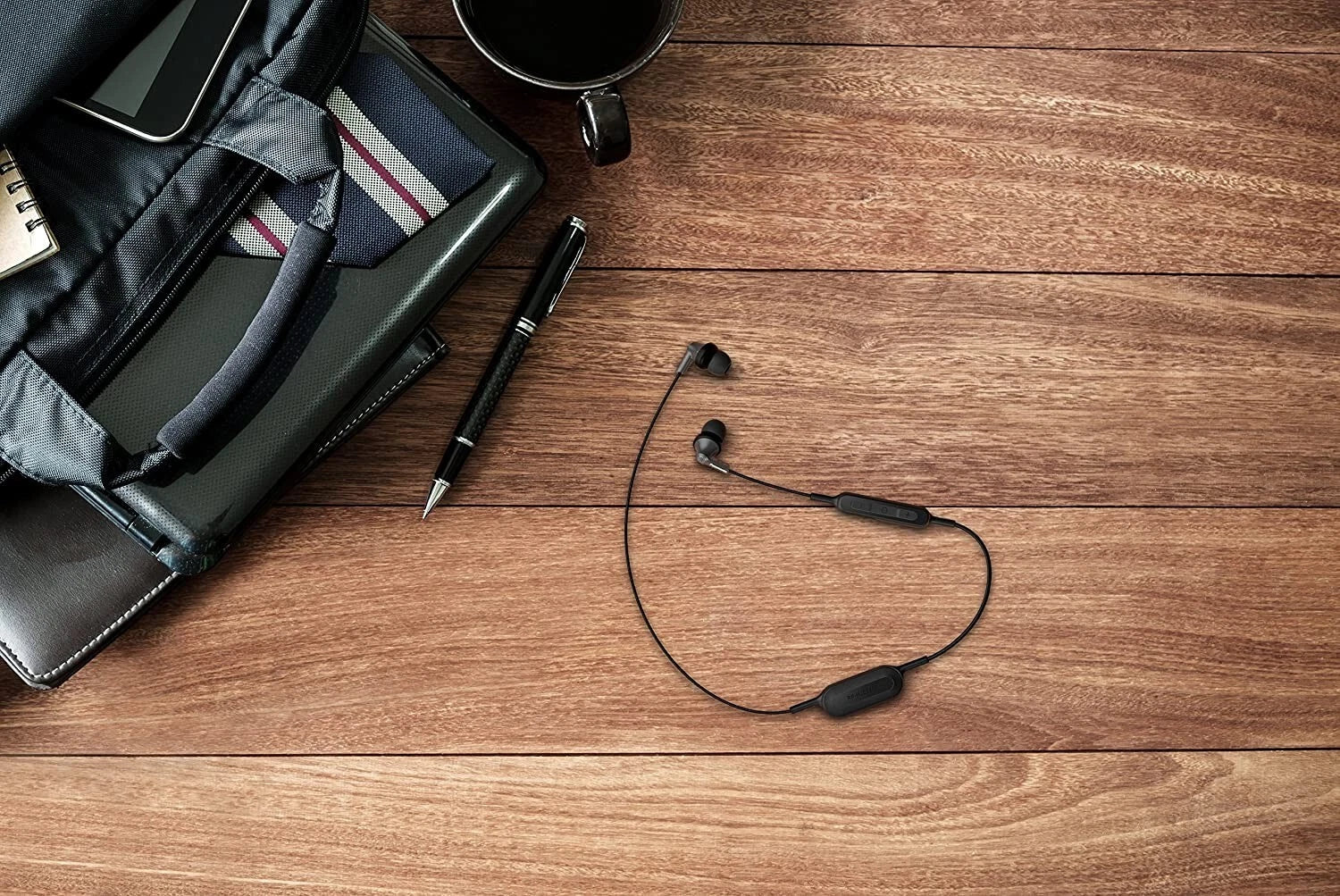 Panasonic Bluetooth Earbud Headphones with Microphone, RP-HJE120B-K NEW image 2