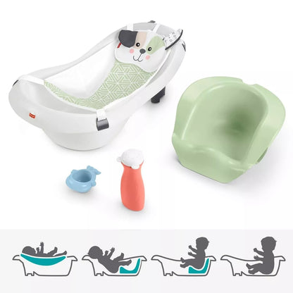 Fisher-Price Baby to Toddler Bath 4-in-1 Sling ‘n Seat Tub image 0