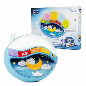 Play Baby Cot Clip-On Soother Night Light | Lullabies & Glowing Light | 10/20 Min Timer | Blue & Pink