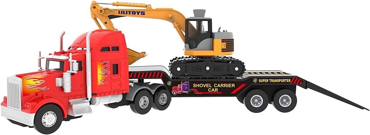 Big Daddy Tractor Excavator with Flatbed image 6