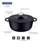 Tramontina Enamelled Cast Iron Casserole Dish, 24Cm / 4.0L