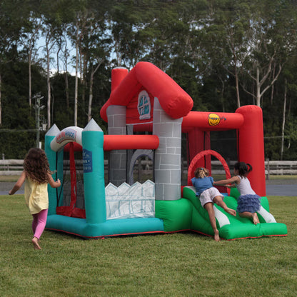 Happy Hop Happy House Bouncy Castle, Ball Pit & Slide (3+ Years) image 0