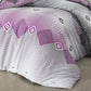 Adriana - Lilac Luxury King Size Duvet Bedding Cover Set – Ranforce cotton – 2 Pillowcases