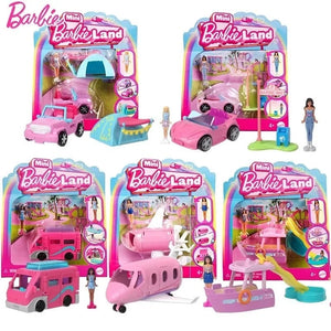 Mini Barbie Land Collectible Playsets 5-Pack With 1.5-Inch Doll Interactive Play image 0