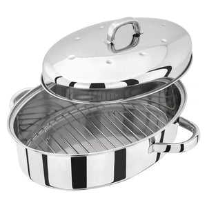 Judge Stainless Steel Oval Roaster & Rack image 0