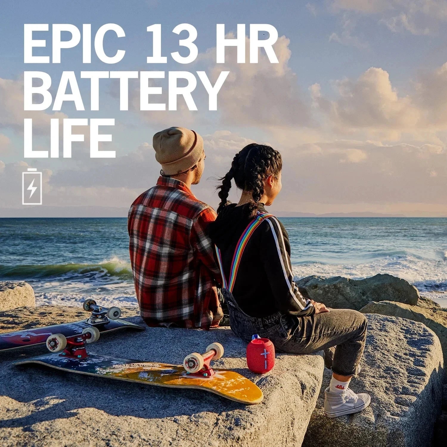 Ultimate Ears Wonderboom 2 Waterproof Bluetooth Speaker – Bermuda Blue image 3