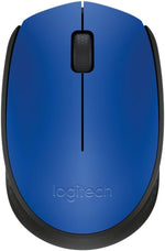 M170 Ambidextrous RF Wireless Mouse - Mouse (Ambidextrous, RF Wireless, Black, Blue)
