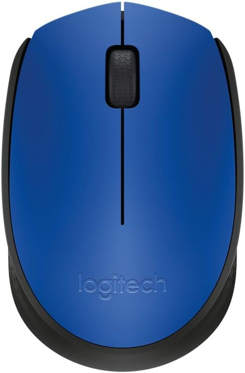 M170 Ambidextrous RF Wireless Mouse - Mouse (Ambidextrous, RF Wireless, Black, Blue)