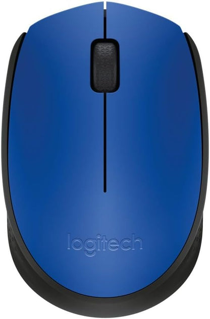 M170 Ambidextrous RF Wireless Mouse - Mouse (Ambidextrous, RF Wireless, Black, Blue)