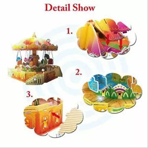 3-D Puzzle Building Set Flying Swing W/Lights, Sound image 2