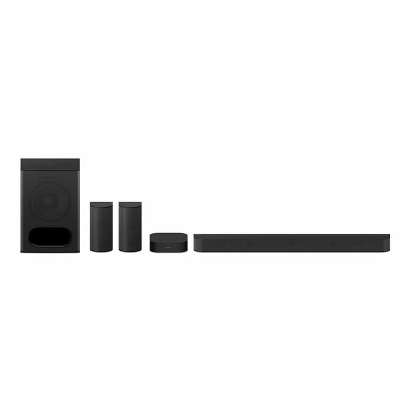 Sony HTS60.CEK 5.1 Ch, 1000W, Bravia Theatre System 6 Soundbar with Rear Speakers and Subwoofer