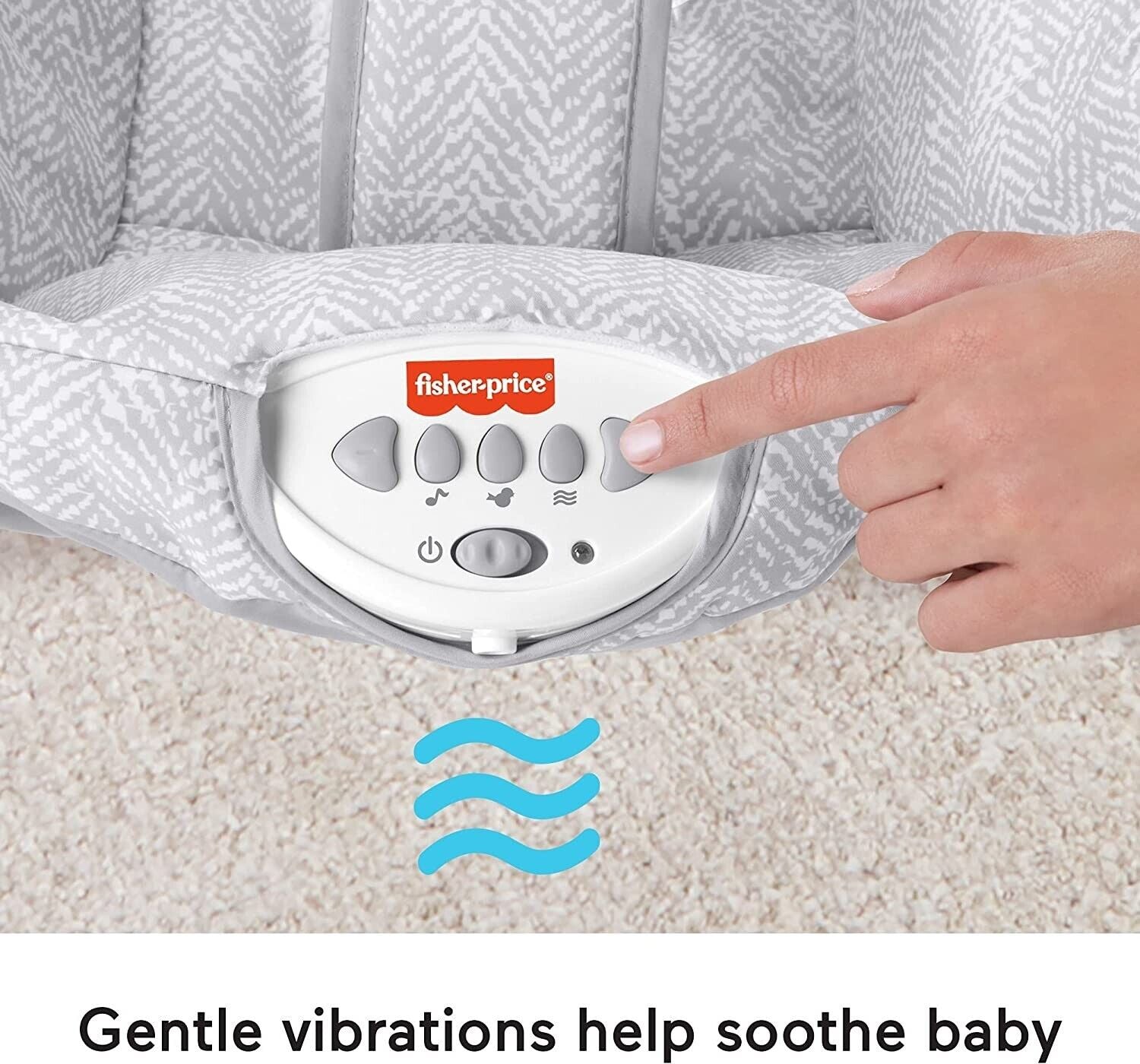 Fisher-Price Deluxe Bouncer Soothing Baby Seat image 3