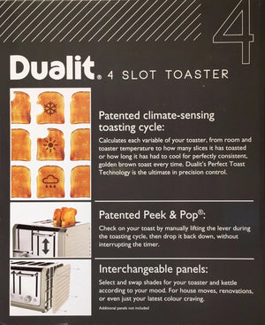 Dualit Architect Kettle and Toaster Set in Oyster White image 1