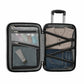 Samsonite Precision DLX 2 Piece Hardside Expandable Spinner Luggage Set in Black