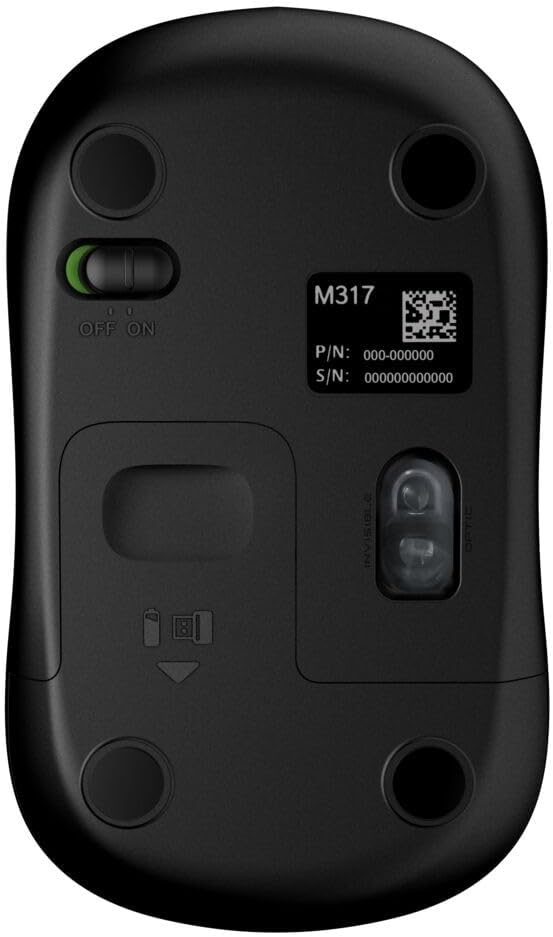 Logitech Mouse Blue Wireless M317 with USB Unifying Receiver image 4