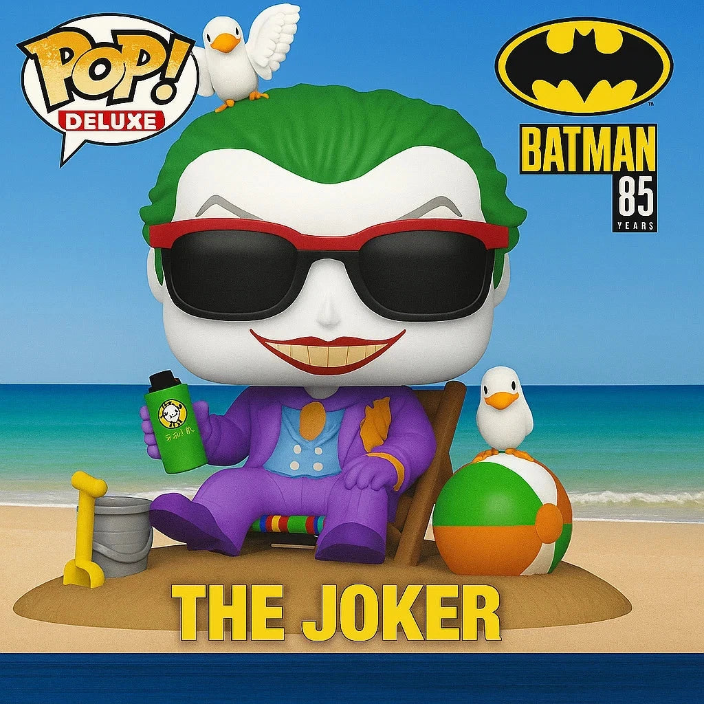 Funko Pop Deluxe: Batman's 85th Anniversary - The Joker on The Beach image 1