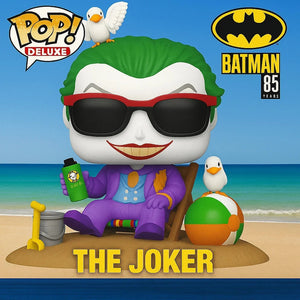 Funko Pop Deluxe: Batman's 85th Anniversary - The Joker on The Beach image 1