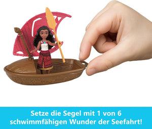 Disney Vaiana 2 Wayfinder Wonders Playset with Small Surprise Doll, Canoe and Accessory, Inspired by the Movie (Styles May Vary), JBT68
