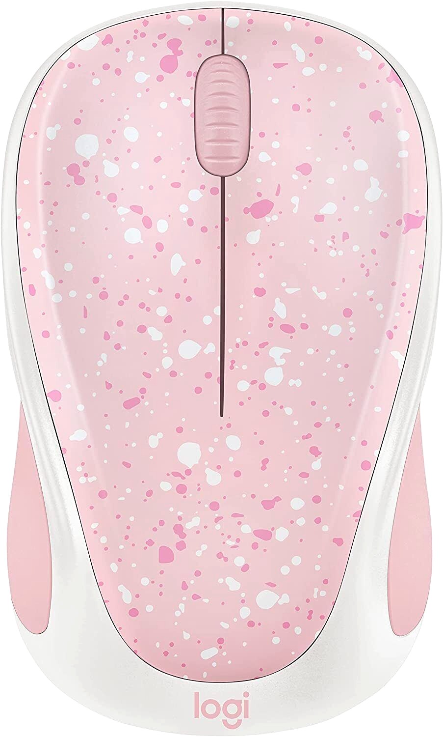 Logitech Mouse Beautiful pink/White Rose Splash M317 Wireless image 0