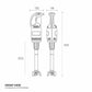 Contender MXH028 300Mm Commercial Hand Stick Blender