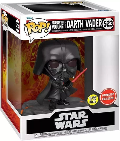 Funko Pop! Star Wars Red Saber Series Vol.1 - Darth Vader Glows Exclusive #523 image 0