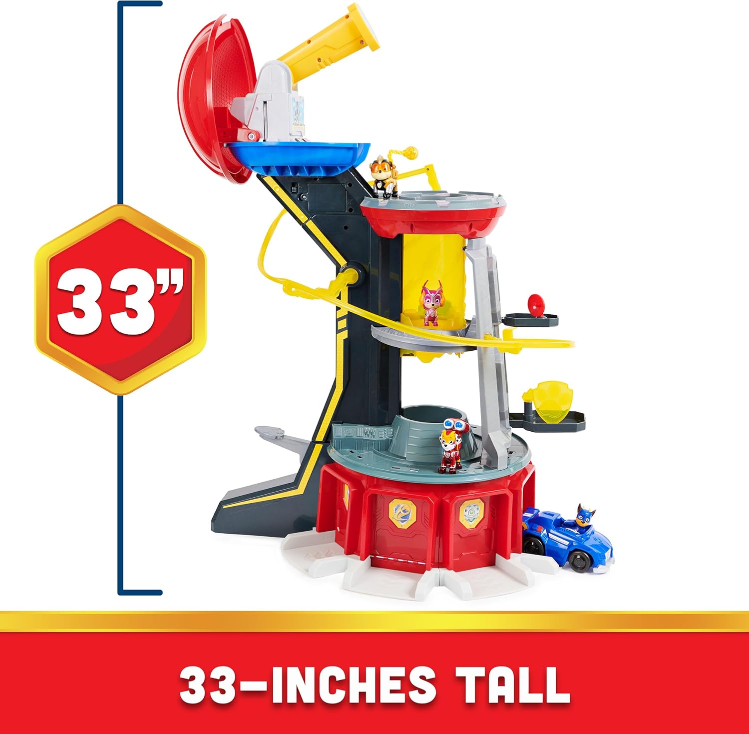 PAW Patrol, Mighty Pups Super PAWs Lookout Tower Playset with Lights & Sound image 7