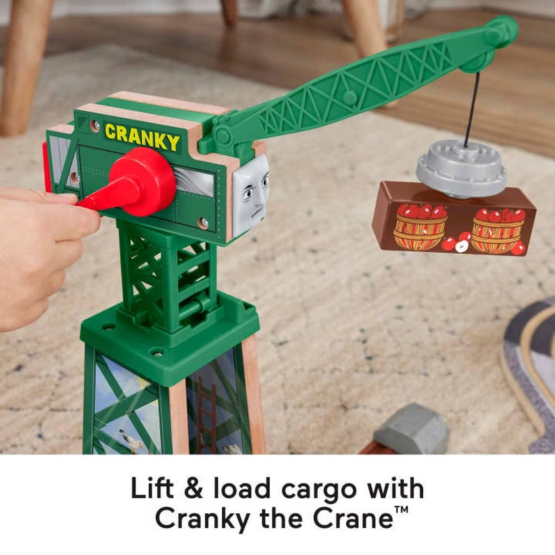 Wooden Railway Sodor Delivery Train Set Ultimate Gift for Preschool Kids