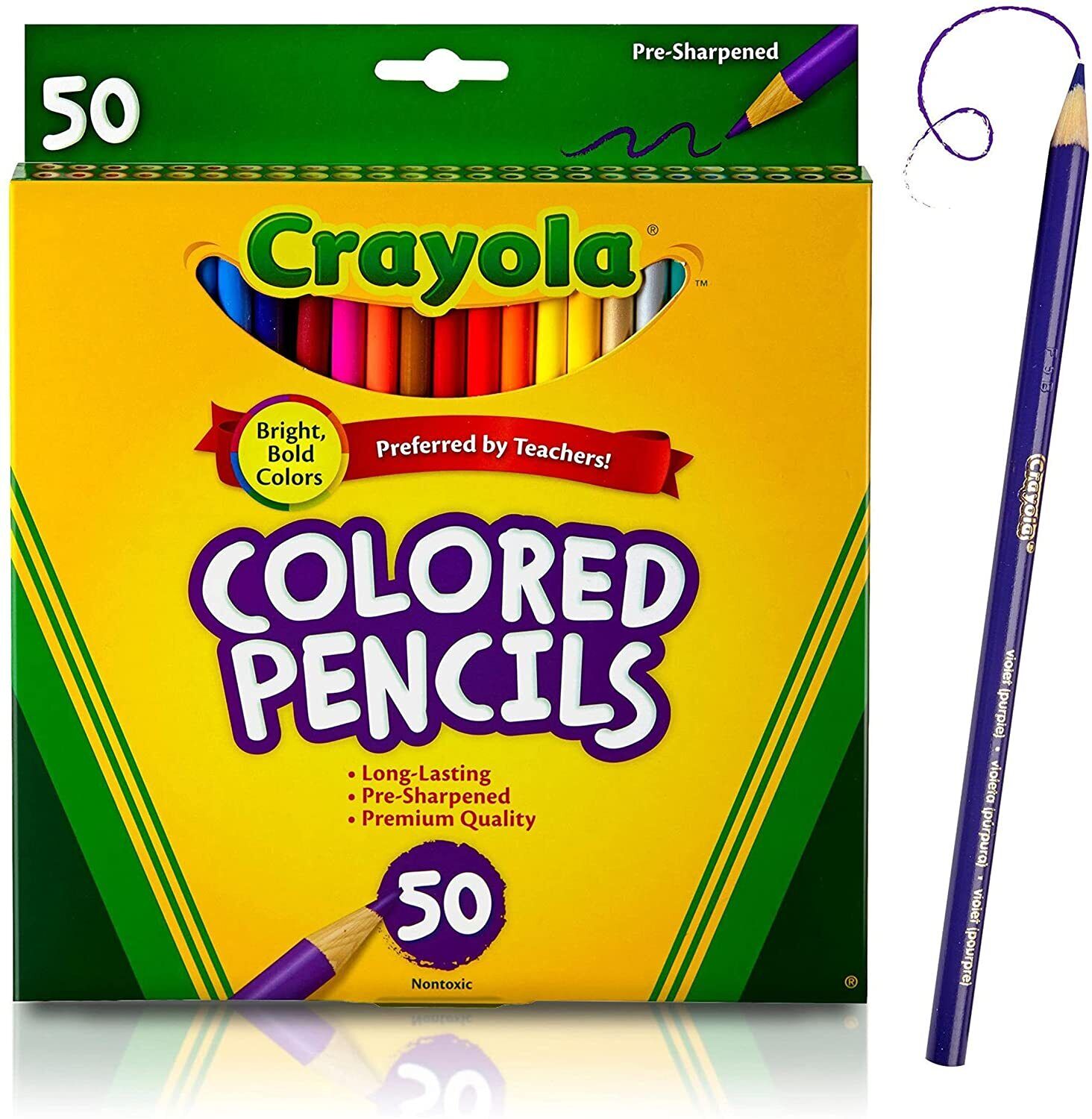 Crayola Colored Pencils Art Tools 50 Count image 7